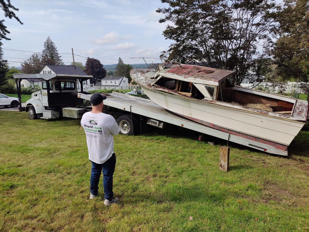 Boat Removal & Disposal in Rhode Island by Rapid Junk Removal RI